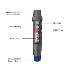 Metravi PLX-1400 Pocket Lux Meter Specifications