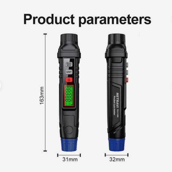 Metravi PLX-1400 Pocket Lux Meter Specifications