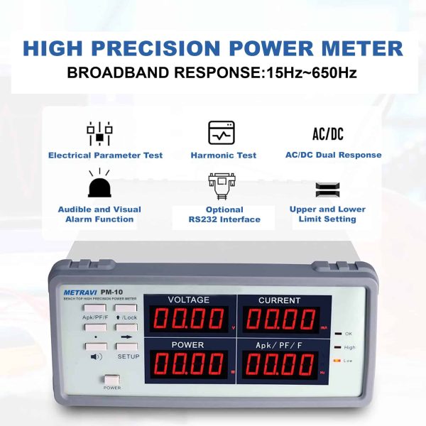 Metravi PM-10 PM-10B High Precision Power Meter Features (1)