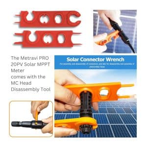Metravi PRO 20PV Solar MPPT Meter comes with the MC Head Disassembely Tool