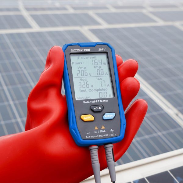 Metravi PRO 20PV Solar MPPT Meter is portable and lightweight