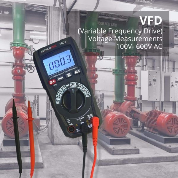 Metravi PRO 27 Digital TRMS Multimeter with VFD