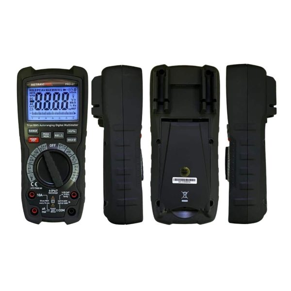 Metravi-PRO-27-Digital-TRMS-Multimeter-with-VFD all sides view