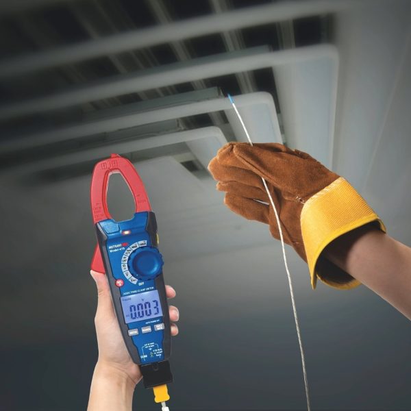 Metravi PRO 419 1000A TRMS AC DC DIGITAL CLAMP METER with temperature measurement