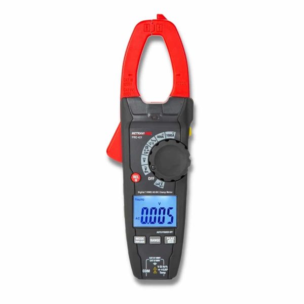 Metravi PRO 421 Digital TRMS ACDC Clamp Meter