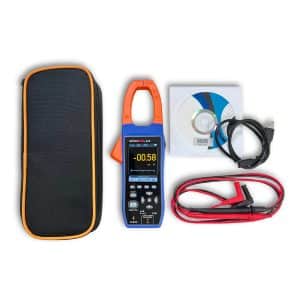 Metravi PRO 475 TRMS ACDC Clamp Meter with Oscilloscope and Datalogger Orange Product Kit with Accessories