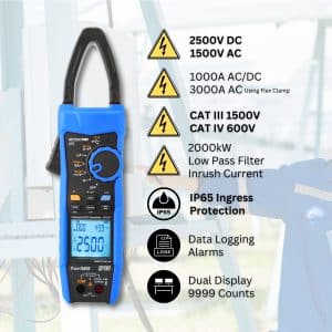Metravi PRO 476 TRMS AC DC Clamp Meter features and specification