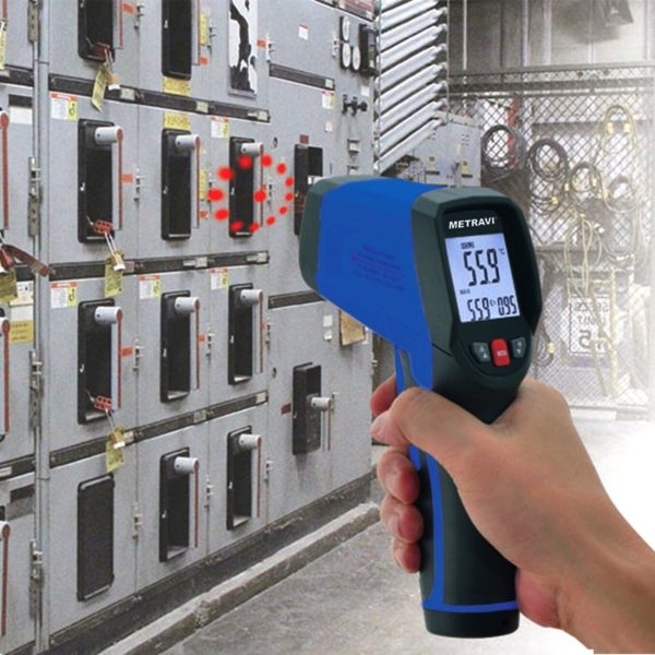 Metravi PRO 65 Max Series Infrared Thermometers Pyrometers with Circular Laser for upto 800°C 1000°C