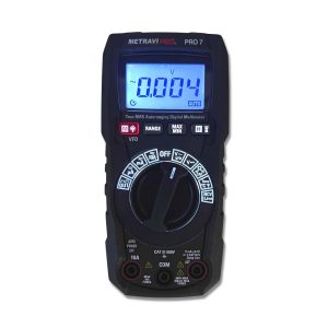 Metravi PRO 7 Digital Auto-ranging Digital TRMS Multimeter with backlit ranges, switch and display