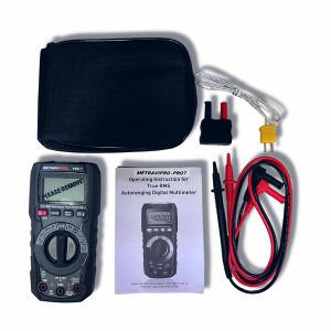 Metravi PRO 7 Digital Auto-ranging Digital TRMS Multimeter product kit and accessories