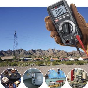 Metravi PRO 7 Digital TRMS Multimeter is ideal for rugged and dark environments