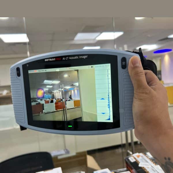 Metravi PRO AI-1 PRO AI-1T Acoustic Imager has 128 microphones