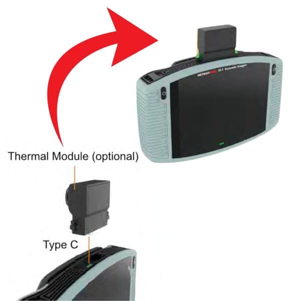Metravi PRO AI-1TT Acoustic Imager with Thermal Imager as a Thermal Module