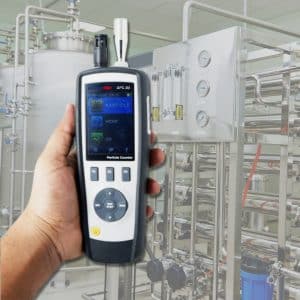 Metravi PRO APC-80 Air Particle Counter Application