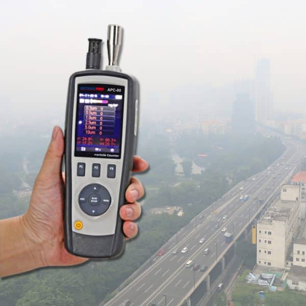 Metravi PRO APC-80 Air Particle Counter is ideal for pollution checks and testing