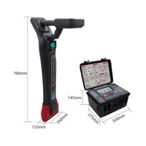 Metravi PRO CL-2150 Cable Route Tracer and Locator Dimensions (1)