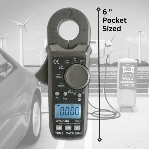 Metravi PRO EV-C1 Digital TRMS AC DC Clamp Meter