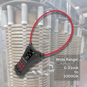 Metravi PRO FCM-900A Flexible Coil AC High Current Clamp is used for current test of transformer grounding core