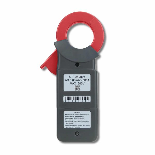 Metravi PRO HCM-60 AC Leakage Current Clamp Meter back view