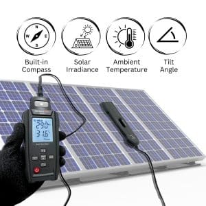 Metravi PRO IM-09 Solar Itrradiance Meter measures irradiance as well as ambient temperature (1)