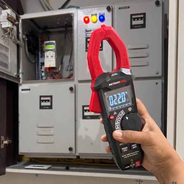 Metravi PRO IRC-600 PRO IRC-700 Digital TRMS Clamp Meter with IR Thermometer