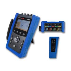 Metravi PRO PA-900 Power Quality Analyser side and top view