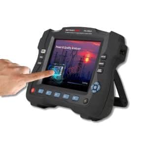 Metravi PRO PA-900A Class A Power Harmonics Logger with 3000A Clamp comes with a TFT touchscreen