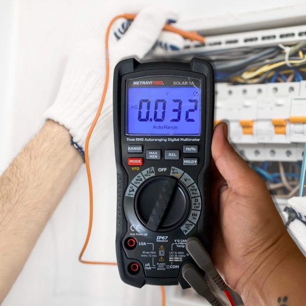 Metravi PRO Solar 1A Digital TRMS Multimeter for Solar
