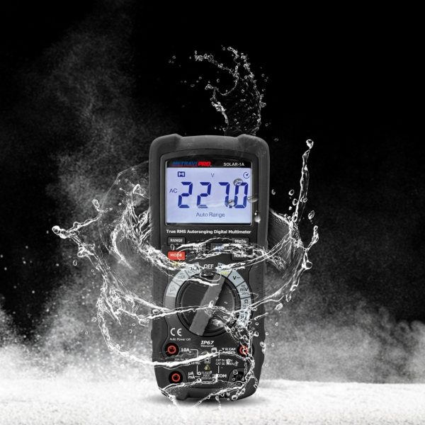 Metravi PRO Solar-1A Digital TRMS Multimeter with IP67 water and dust proof