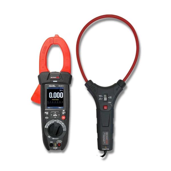 Metravi PRO Solar-2 TRMS ACDC Digital Clamp Meter with Flexible Clamp