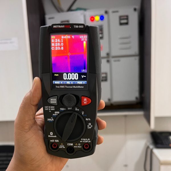 Metravi PRO TIM-900 Industrial TRMS Multimeter with Thermal Imager is your best tool for predictive and preventive maintenance
