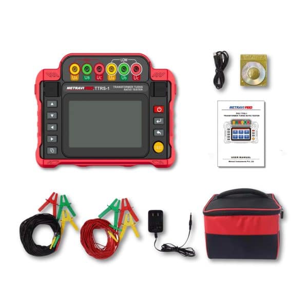 Metravi PRO TTRS-1 Transformer Turns Ratio Tester Product Kit with Accessories