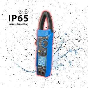 Metravi Pro 476 TRMS AC DC Clamp Meter comes with IP65 dust and splash protection