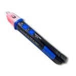 Metravi Pro AC-2 Non-contact Voltage Detector glows red and vibrates when it detected live voltage