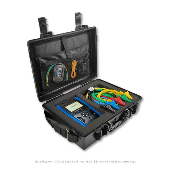 Metravi Pro PA-810 Portable Power Quality Analyser Product kit with accessories