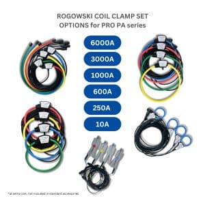 Metravi Pro RC-6000A Rogowski Coils for Metravi Pro PA Series Power Quality Analysers