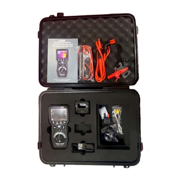 Metravi Pro RMTi-1 Rotating Machine Tester with Thermal Imager product kit with hard carry case