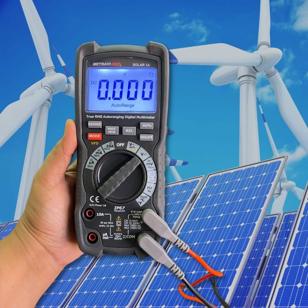Metravi Pro Solar-1A Digital TRMS Multimeter for Solar