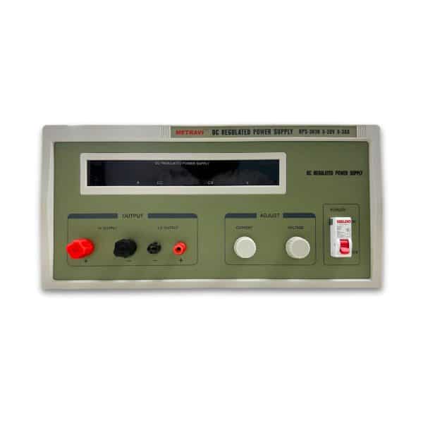 Metravi RPS-3030 DC Regulated Power Supply Front View