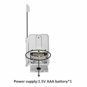 Metravi ST-9283B Digital Thermometer Battery Compartment