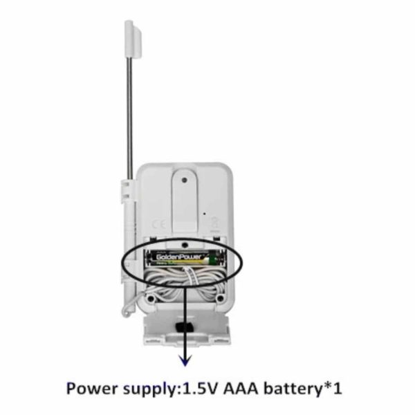 Metravi ST-9283B Digital Thermometer Battery Compartment