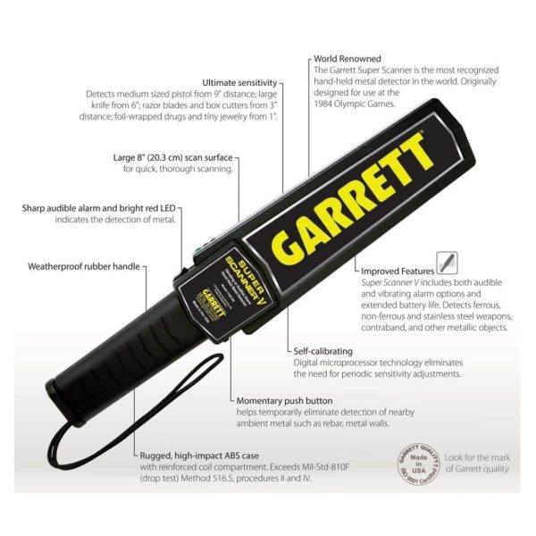 Metravi Super – V Metal Detector has LED light signalling along with audible alarm and lots of other features