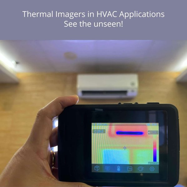 Metravi TI-10P Pocket Thermal Imager usage application in HVAC