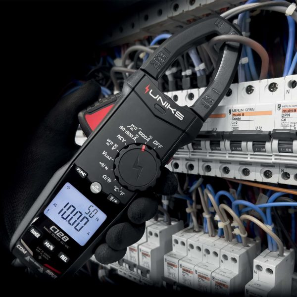 Metravi UNIKS C-126 C-128 TRMS AC DC Clamp Meter Application