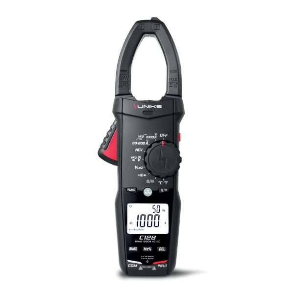 Metravi UNIKS C-128 TRMS AC DC Clamp Meter
