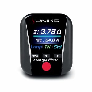 Metravi UNIKS Rapid PRO Multifunction Installation Tester tests PSC