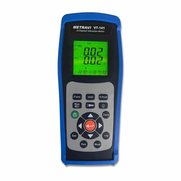 Metravi VT-141D Dual Channel Vibration Meter