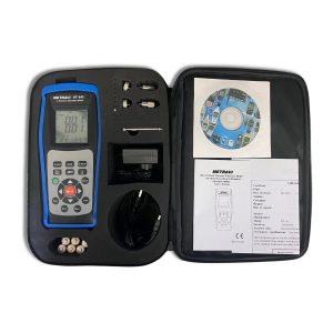 Metravi VT-141 Dual Channel Vibration Meter product kit and accessories