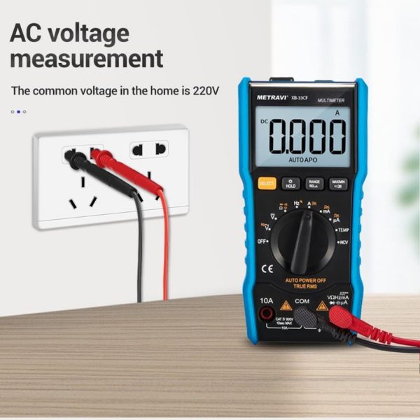 Metravi XB-33CF Digital TRMS Multimeter