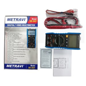 Metravi XB-33CF Digital TRMS Multimeter product kit
